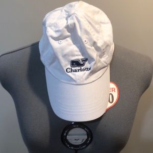 White Charlotte Vineyard Vines hat